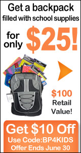 Marc Gold Pre-filled Backpack for $25