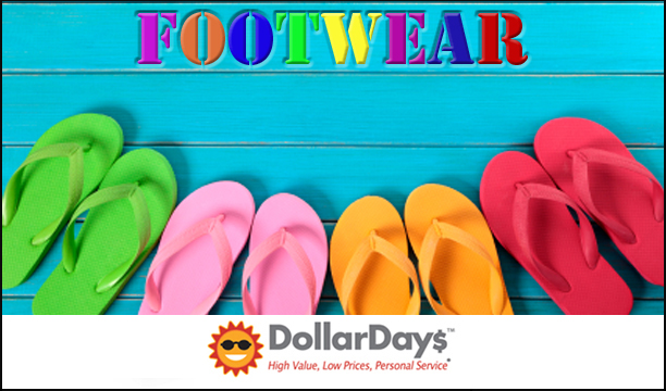 Thousands of individual items, sold per pieces for footwear