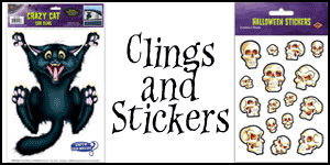 Wholesale Halloween Clings and Stickers