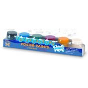 6ct. Washable Poster Paints