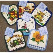 2 pk 7x8 Printed Pot Holder