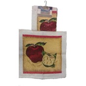 Printed Dish Cloth- Apple