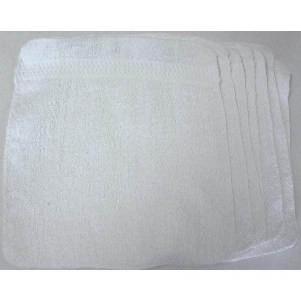 Wholesale Heavy Solid White Wash Cloths 12