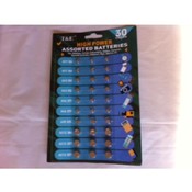 30pk Assorted Button Batteries