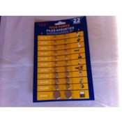 22pc Assorted Button Batteries