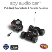 Pull-Back Spy Audio Car with Remote Receiver