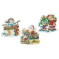 Glitter Christmas Window Stickers