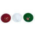 Red, White, and Green Bowls