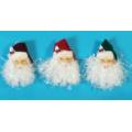 8" Santa Heads- 3 Styles