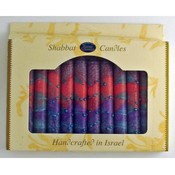 5.5" Shabbat Candles - 12-Packs - "Sunrise" Purple