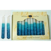 5.5" Shabbat Candles - 12-Packs - TriColor