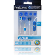 3.5mm Universal Earbud Headsets - Blue