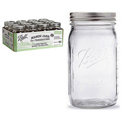 Ball Wide Mouth Quart Jar W/Lid 12P