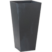 Pot 6" Square Ella Black