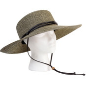 Principle Plastics Hat Braided Wide Sage Wholesale Bulk