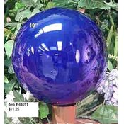 Gazing Ball 10" Blue