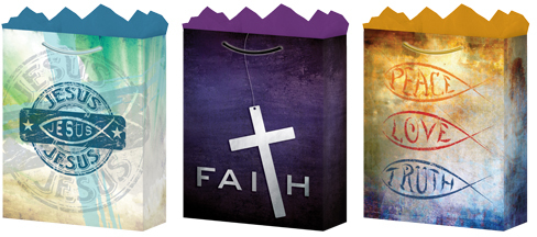 Wholesale Large Faith Gift Bags (Gloss)(24xalt=