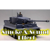 1/16 German Tiger Rc Battle Smoke &amp; Sound Tank (Metal Gear/Track)