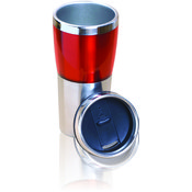 Stainless Steel Travel Mug-Red