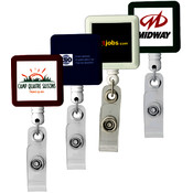 BioGreen Square-Shaped Retractable Badge Holder