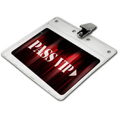 Blank Clear ID/Badge Holder