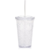 Double Wall Acrylic Tumbler-Clear