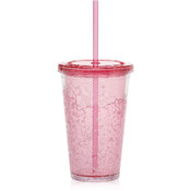 Double Wall Acrylic Tumbler-Pink