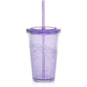 Double Wall Acrylic Tumbler-Purple