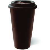 Chocolate Double Wall Porcelain Mug