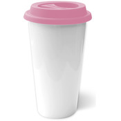 Pink Double Wall Porcelain Mug