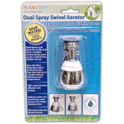 Dual Spray Swivel Kitchen Faucet Aerator with Pause