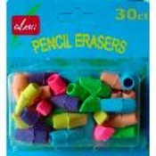 30Ct. Pencil Cap Erasers