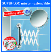 Super Loc&reg; Extendable Bathroom Mirror