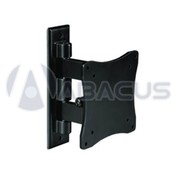 Black Wall Mount Bracket Swivel/Tilt for LCD 10-23