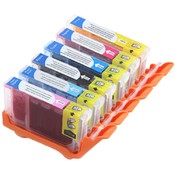 Compatible Canon CLI-8 Ink Cartridges: 6-Pack - 1 SET