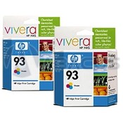 Genuine HP 93 Valu 2-Pak: 2 color
