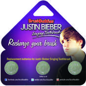Justin Bieber Singing Toothbrush (Replacement Batteries)