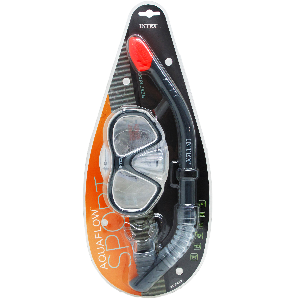 Wholesale Snorkeling Set Black, 16.25", Ages 14+