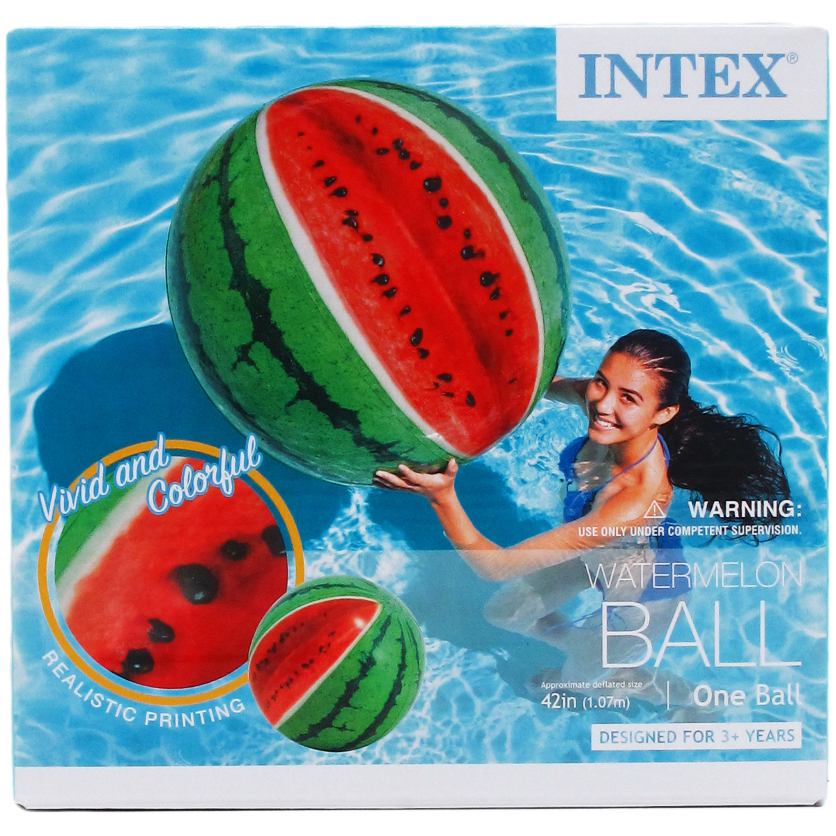 watermelon beach ball