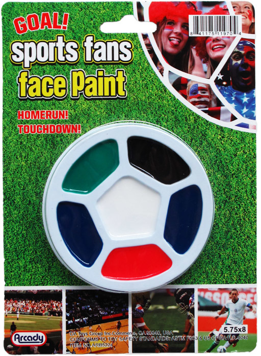 Wholesale 6Color Sports Fan Face Paint Play Set DollarDays