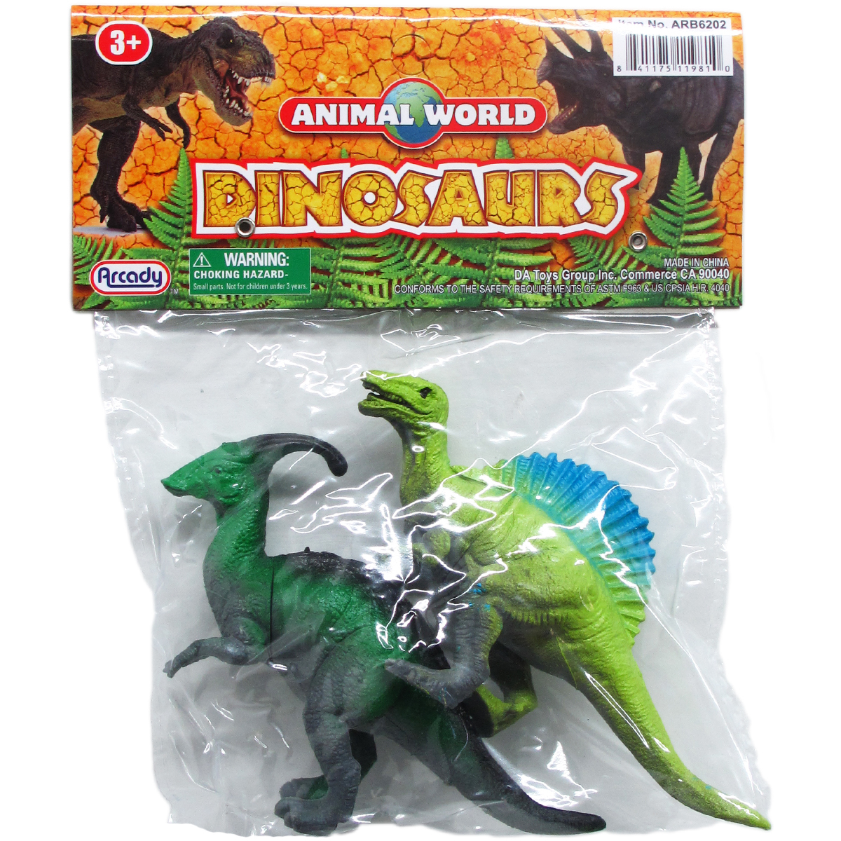 Wholesale 2Piece 5.5" Assorted Style Plastic Dinosaurs DollarDays