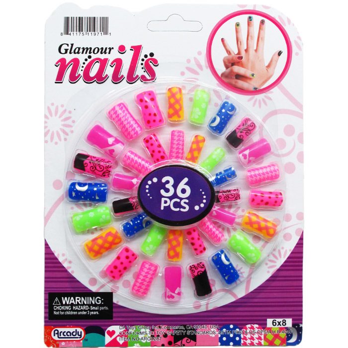 Wholesale 36Piece Toy Nails Play Set DollarDays