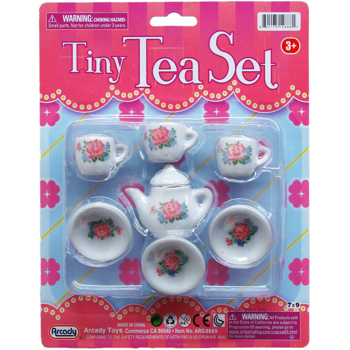 Wholesale 8 Piece Mini Porcelain Tea Set DollarDays