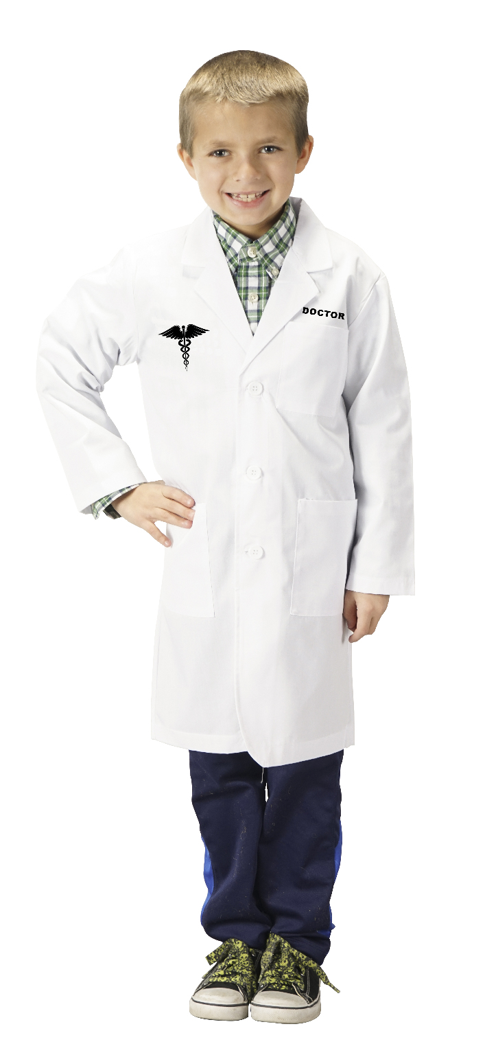 Wholesale Jr. Doctor Lab Coat, 3 / 4 Length, Size 8 / 10(6x.38)