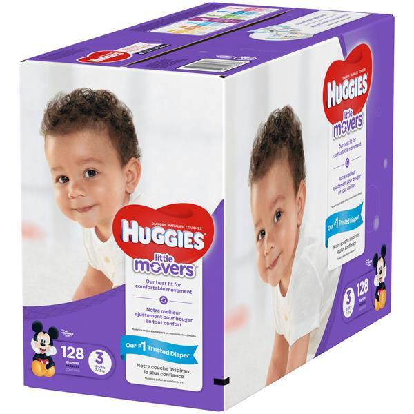 Wholesale Pallet of Huggies Little Movers Diapers Size 3