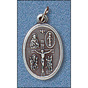Four Way / I am Catholic Medal