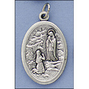 Our Lady Of Lourdes Ox Medal