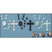 Breakaway Cord Rosary - Black