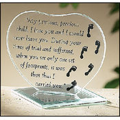 Footprints Heart Stand