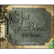 God Bless This Home Stepping Stone